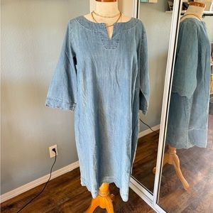 Denim dress